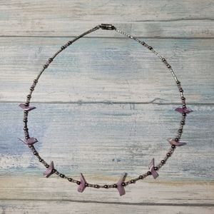 Vintage Birds beads Necklace.